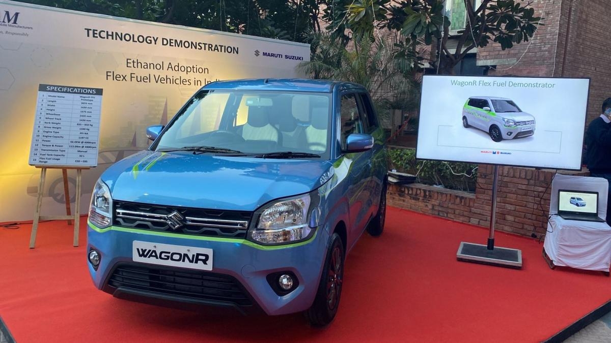 Maruti Suzuki Wagon R flex fuel prototype will be at display in Delhi