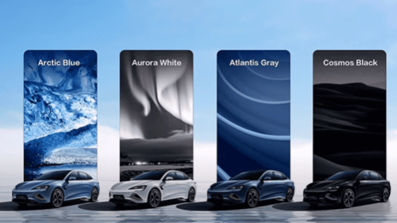BYD SEAL EV- Available Colour Schemes