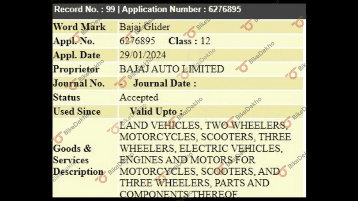 Bajaj Glider Trademark.png