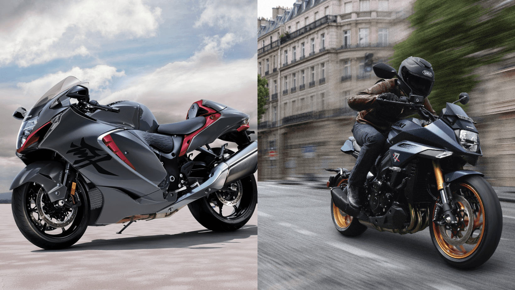 Suzuki Hayabusa and Suzuki Katana