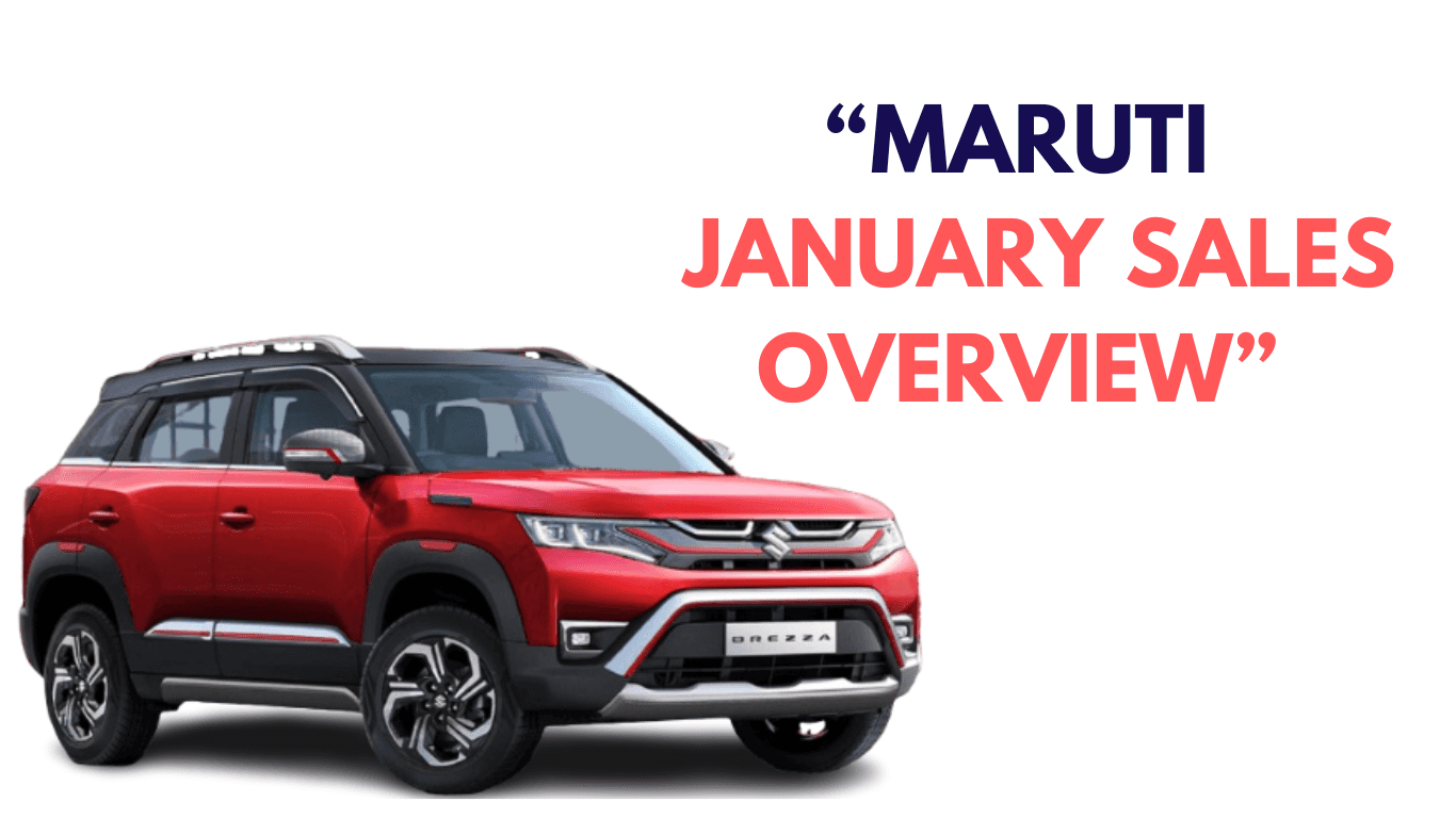 Maruti Records Sales of 1.99 Lakh in January 2024