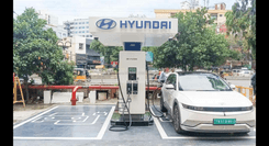 हुंडई ने चेन्नई में पहले 180 kW DC फास्ट चार्जिंग स्टेशन का उद्घाटन किया