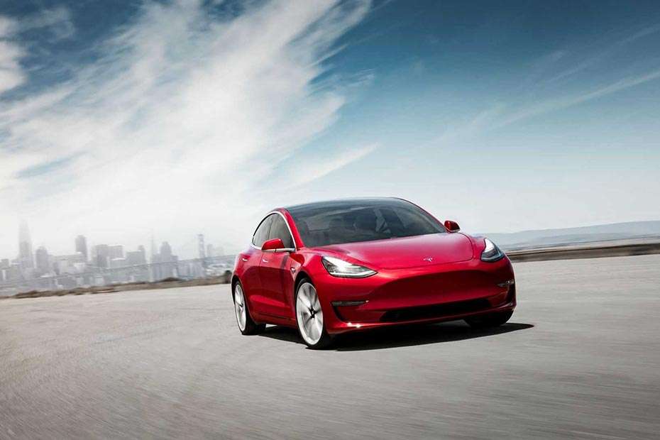Tesla Model 3 Right Side Front View