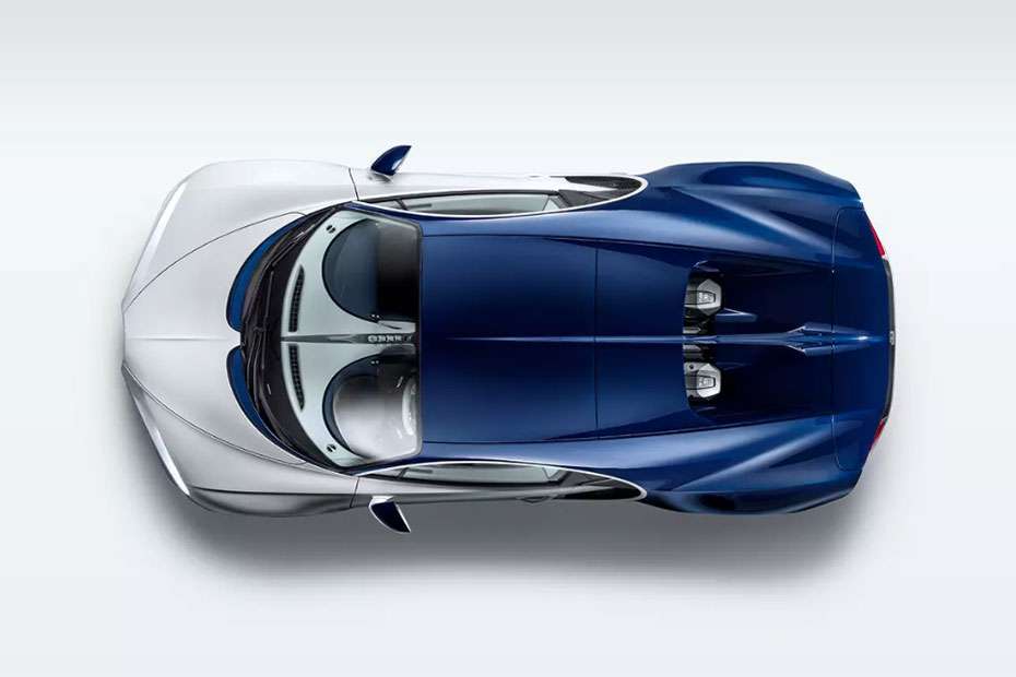 Bugatti Chiron Top View