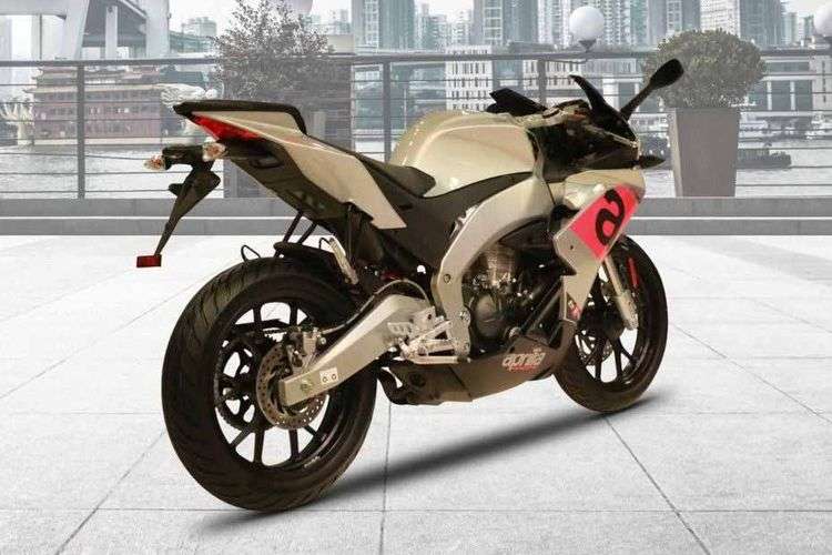 Aprilla RS 150 Right Rear Three Quarter View