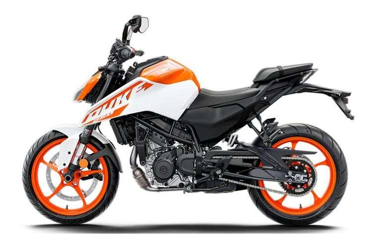 KTM 250 Duke left side