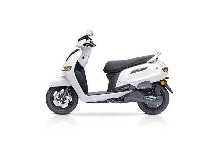 TVS iQube Left Side View