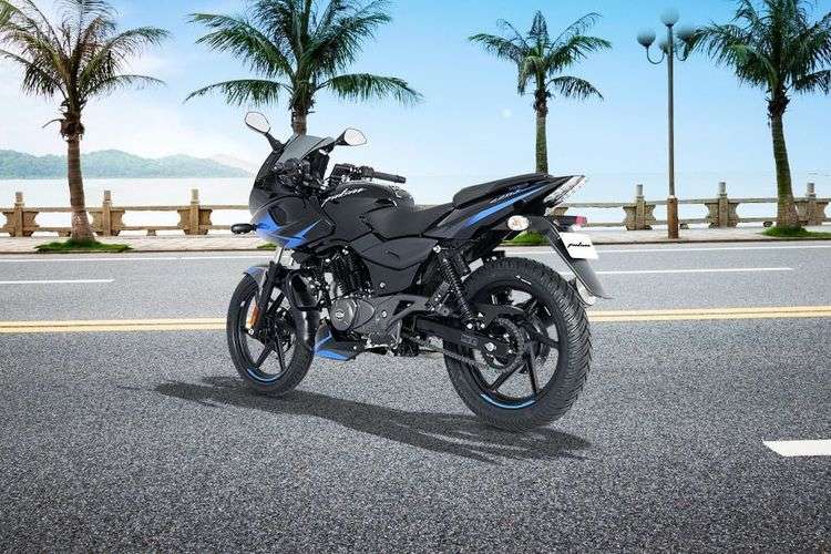 Bajaj Pulsar 220 F Left side view Bajaj Pulsar 220 F Left side view