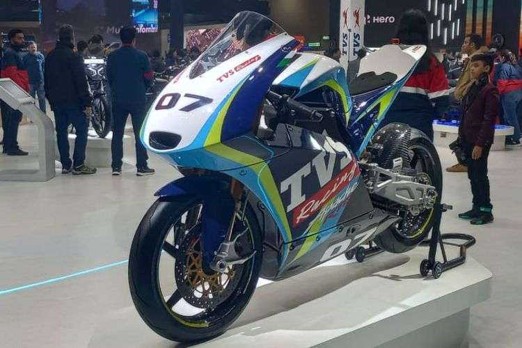 TVS Racing Electric Left Side View