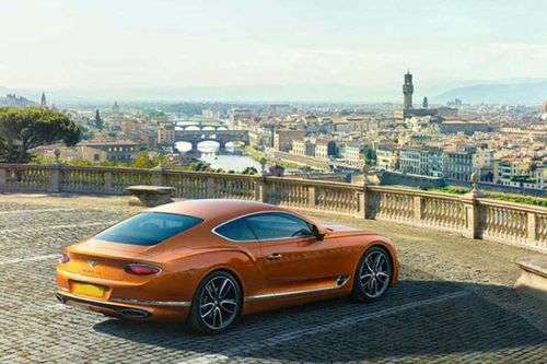 Bentley Continental Right Side Rear View