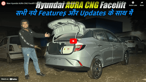 New Hyundai AURA CNG Facelift 2023 - Top Changes & Walkaround | CarBike360