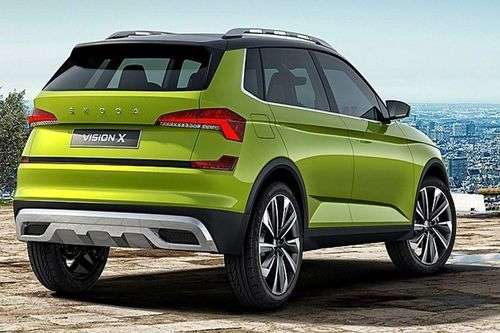 Skoda Vision X Right Side Rear View