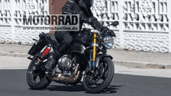 Aprilia Tuono spy images