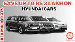 Save upto Rs. 3 Lakh on Hyundai Cars in December offers
