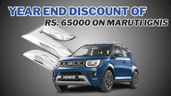 Year end discount of Rs. 65000 on Maruti Ignis