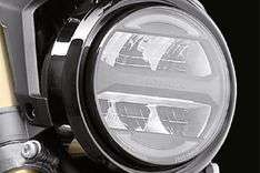 ROUND SHAPE THIN LED HEADLIGHT
