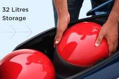 Massive 32 litre storage for your essentials