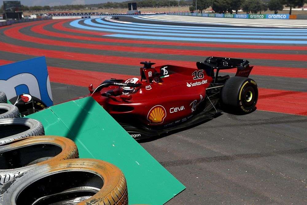 Charles Leclerc mistake in French Gp