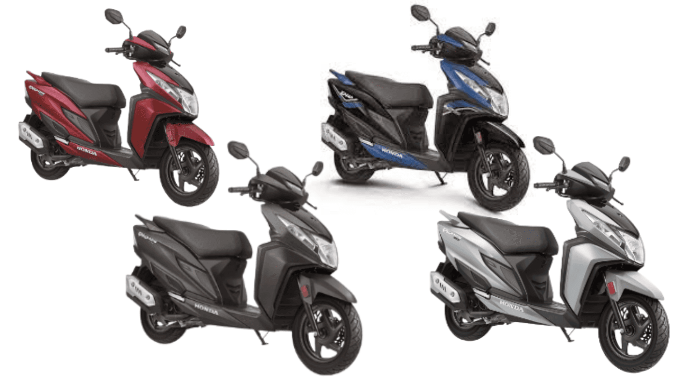Honda Dio 125 Colour Variants