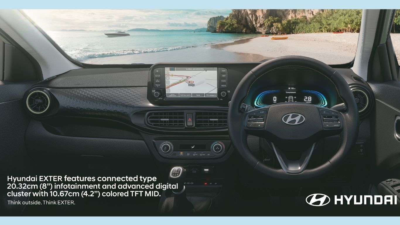 Hyundai Exter Interior Features