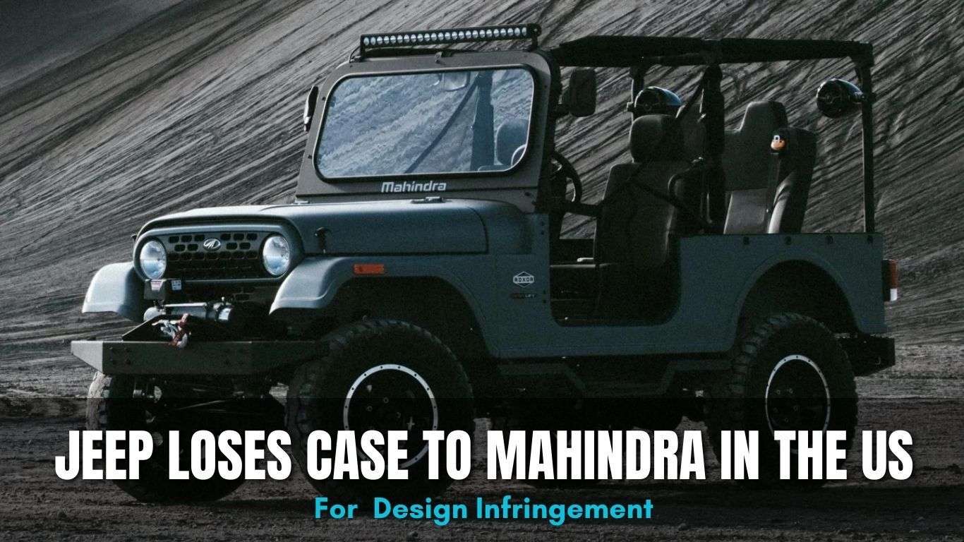 Jeep Loses Case to Mahindra in the us