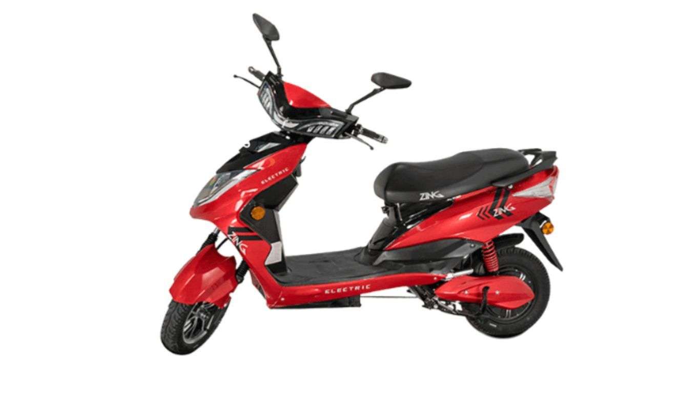 Kinetic green electric scooter