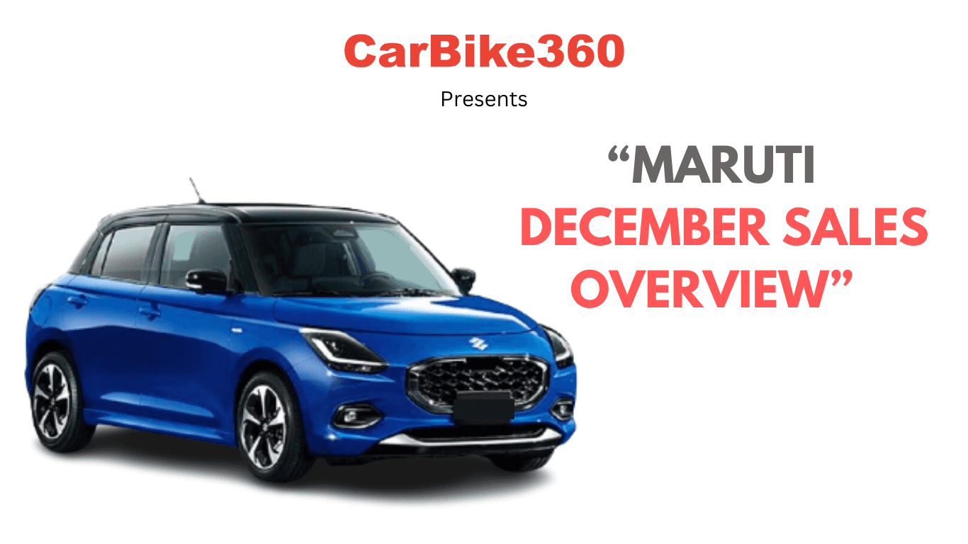 Maruti December Sales Overview