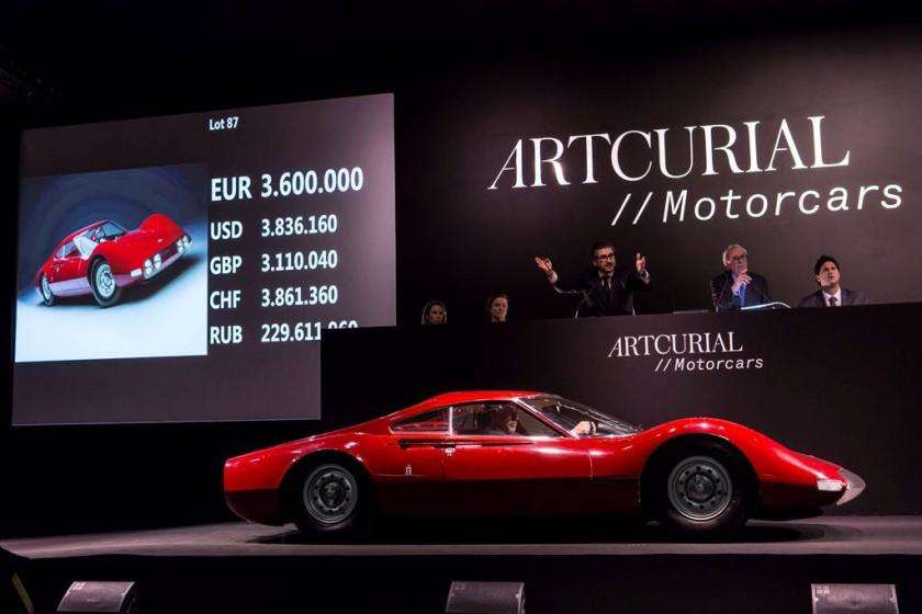 Retromobile auction ferrari