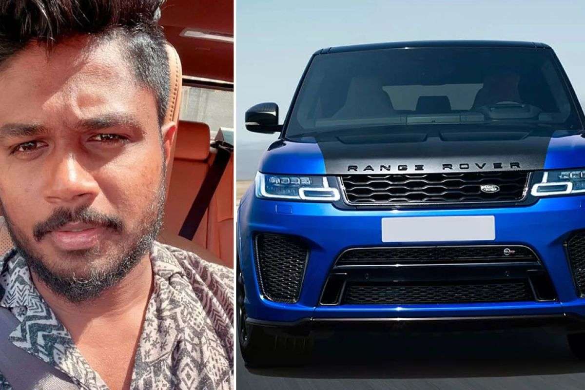 Sanju Samson Range Rover Sport
