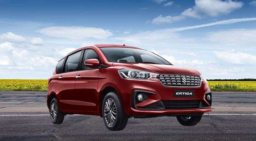 maruti ertiga red