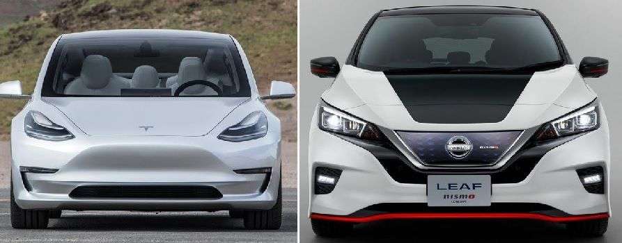 tesla vs nissan