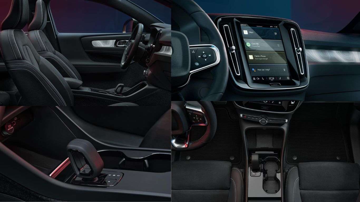 volvo c40 recharge Interior