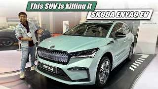 This SKODA SUV is crazy 🔥 Skoda ENYAQ wins the heart - Detailed Walkaround 🔥 ENYAQ