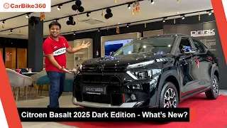 Citroen Basalt Dark Edition 2025 New Update