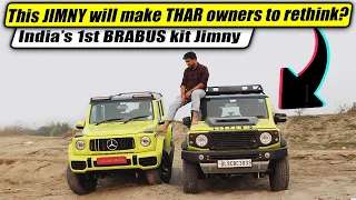 India's one and only JIMNY with Brabus Kit - THAR owners will rethink again 🔥 Most Modified JIMNY
