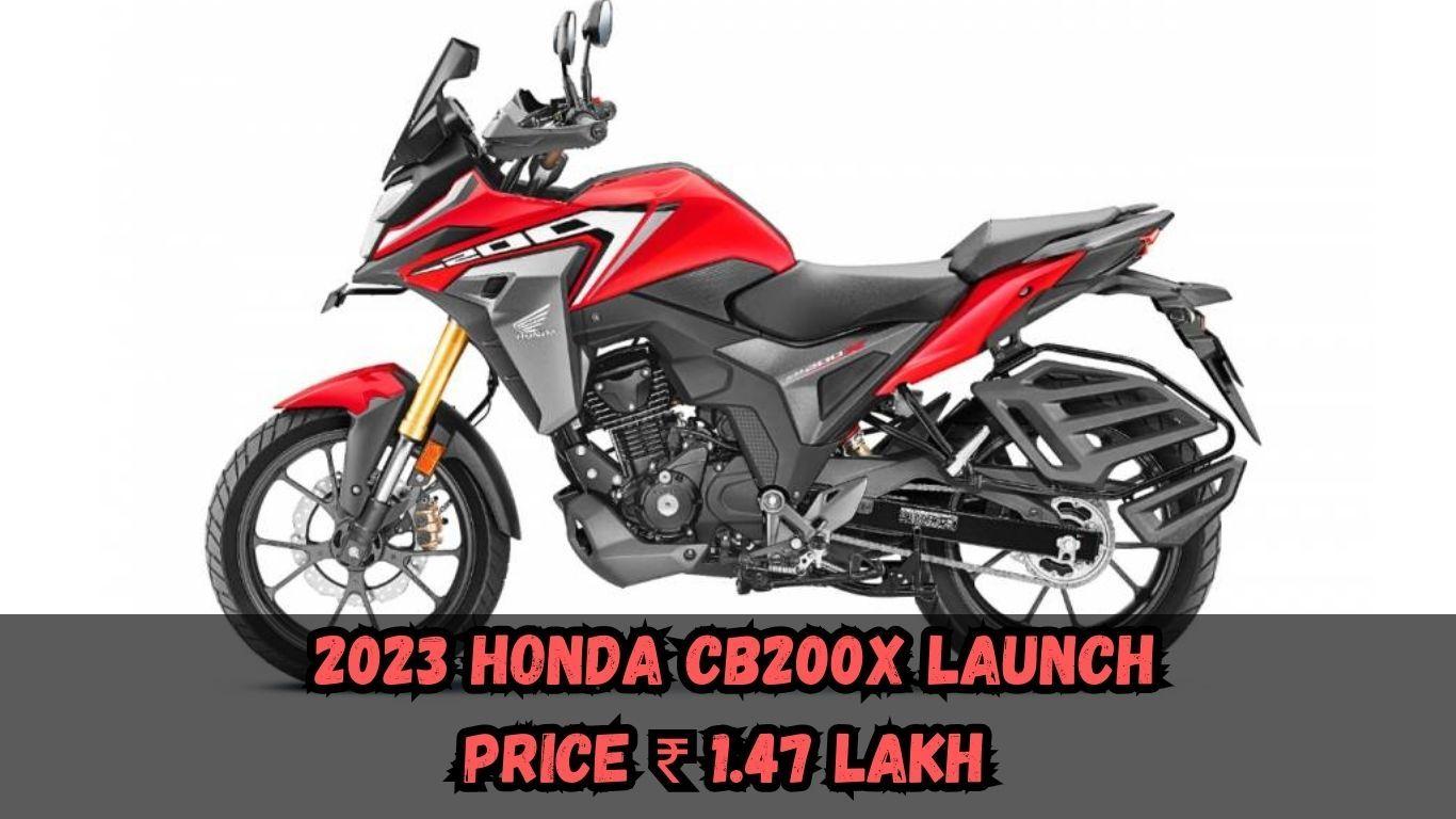  Honda Launches 2023 CB200X launched at ₹ 1.47 lakhs integrated with BS6