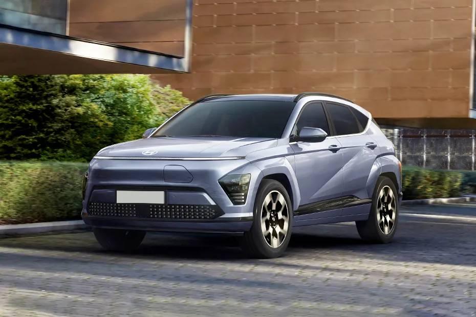Hyundai Kona Electric 2024 Front Left Three Quarter Hyundai Kona Electric 2024 Front Left Three Quarter