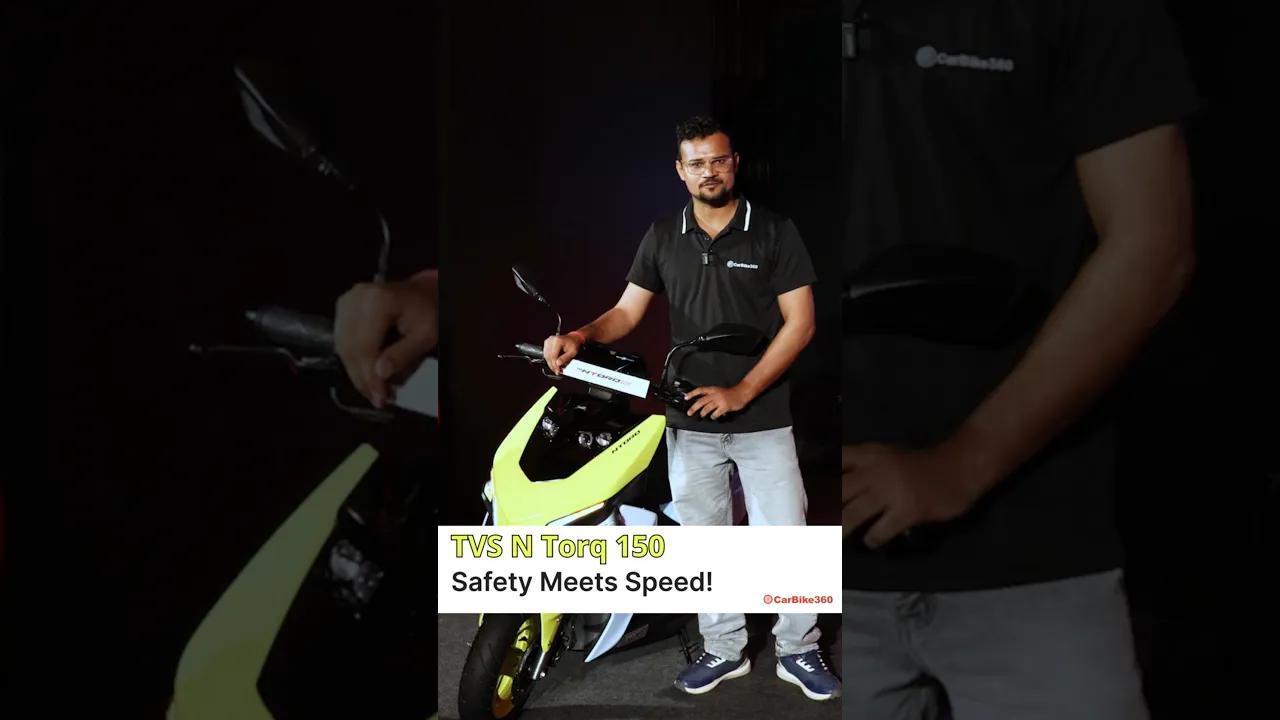TVS NTORQ 150 | Safety Meets Speed!
