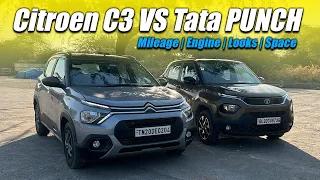 Citroen C3 VS Tata Punch - A detailed Comparision | Maha Muqabla