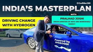 Driving the Future: Union Minister Prahlad Joshi explores hydrogen mobility in the Toyota Mirai