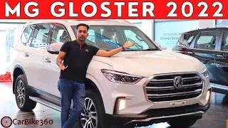 All New MG Gloster 2022 with new ADAS Features & New Color | Fortuner Rival | CarBike360