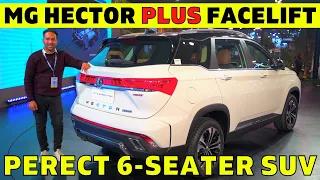 MG Hector Plus Facelift - ADAS Features | XUV700 & Harrier 2023 Rival | Carbike360