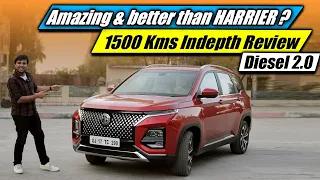 Still a better choice over HARRIER 🔥 MG Hector 1500 Kms In Depth Review - Owning HECTOR for 10 Days