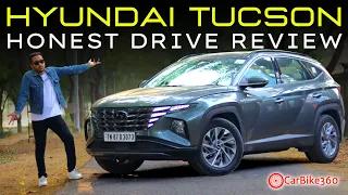 Hyundai Tucson Full Drive Review | Engine - Interior | Tiguan & C5 Aircross Rival | CarBike360