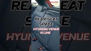 Hyundai Venue N Line Rear Seat Space & Comfort Test