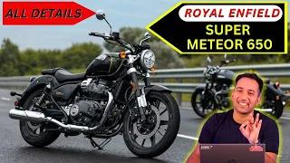 Royal Enfield Super Meteor 650 Bike - Launch date - Price - Specifications - New Suspension