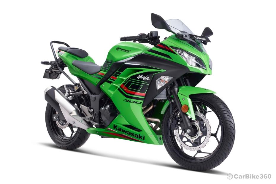 Kawasaki ninja 300 right front three quarter Kawasaki ninja 300 right front three quarter