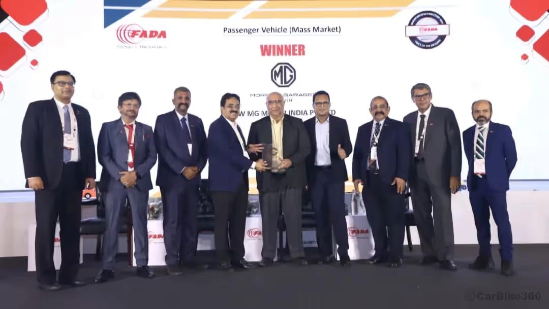 JSW MG Motor India Clinches Top Honors at FADA Dealership Excellence Awards 2025 JSW MG Motor India Clinches Top Honors at FADA Dealership Excellence Awards 2025
