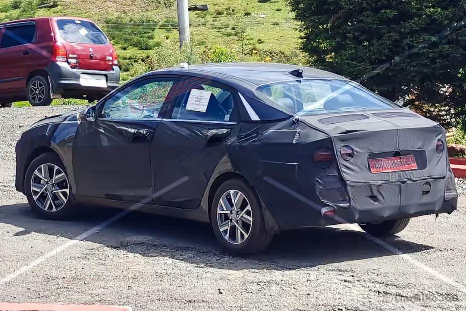 Hyundai Verna 2026 Left Rear Three Quarter Hyundai Verna 2026 Left Rear Three Quarter