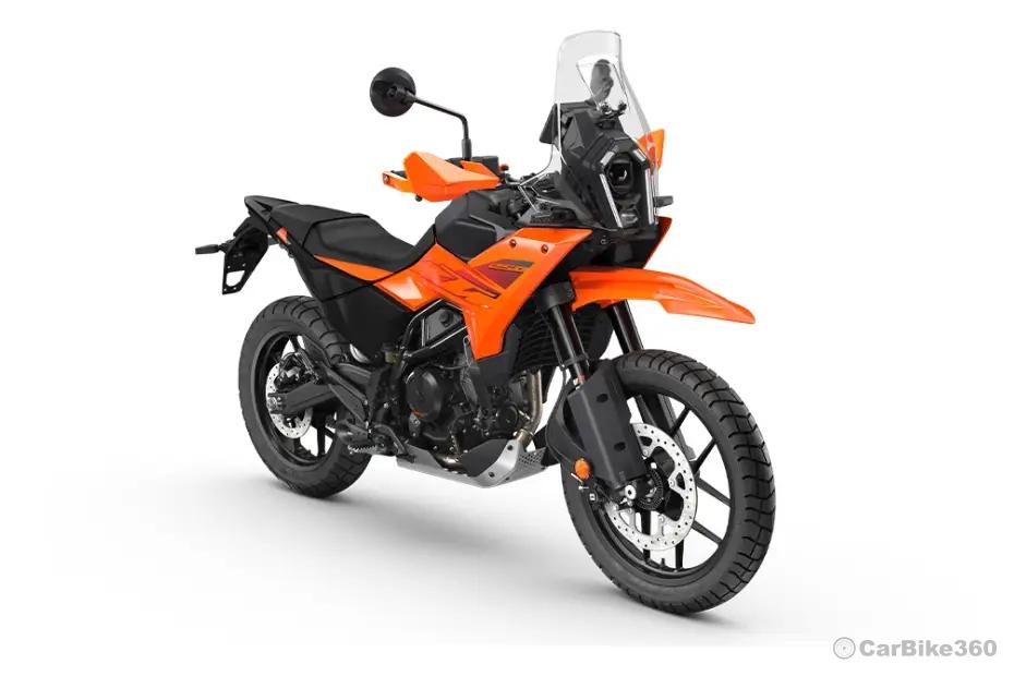 Ktm 250 adventure 2025 right front three quarter Ktm 250 adventure 2025 right front three quarter